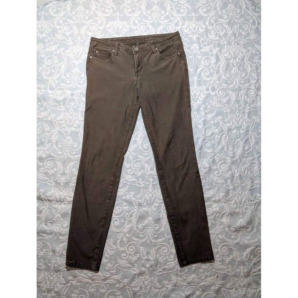Kut from the Kloth Womens Size 10 Olive Straight Leg Jeans Mid Rise